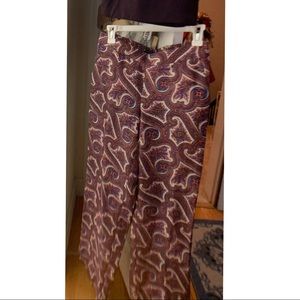 Theory boho pants with crop top